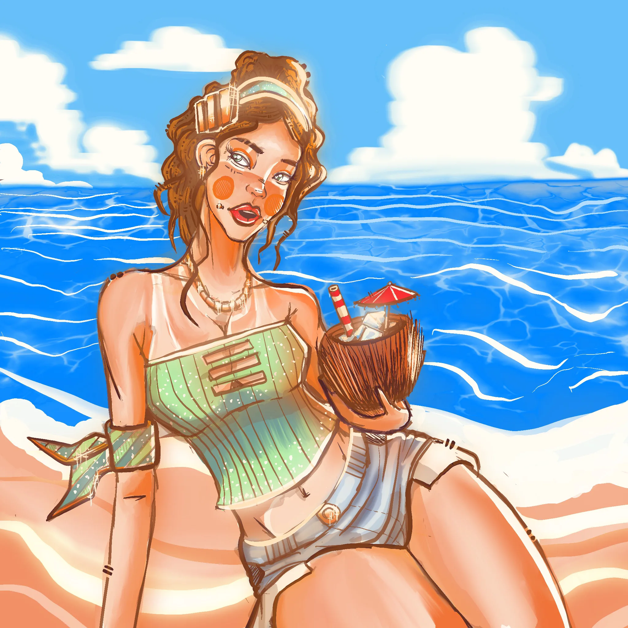 Illustration: beach day 1