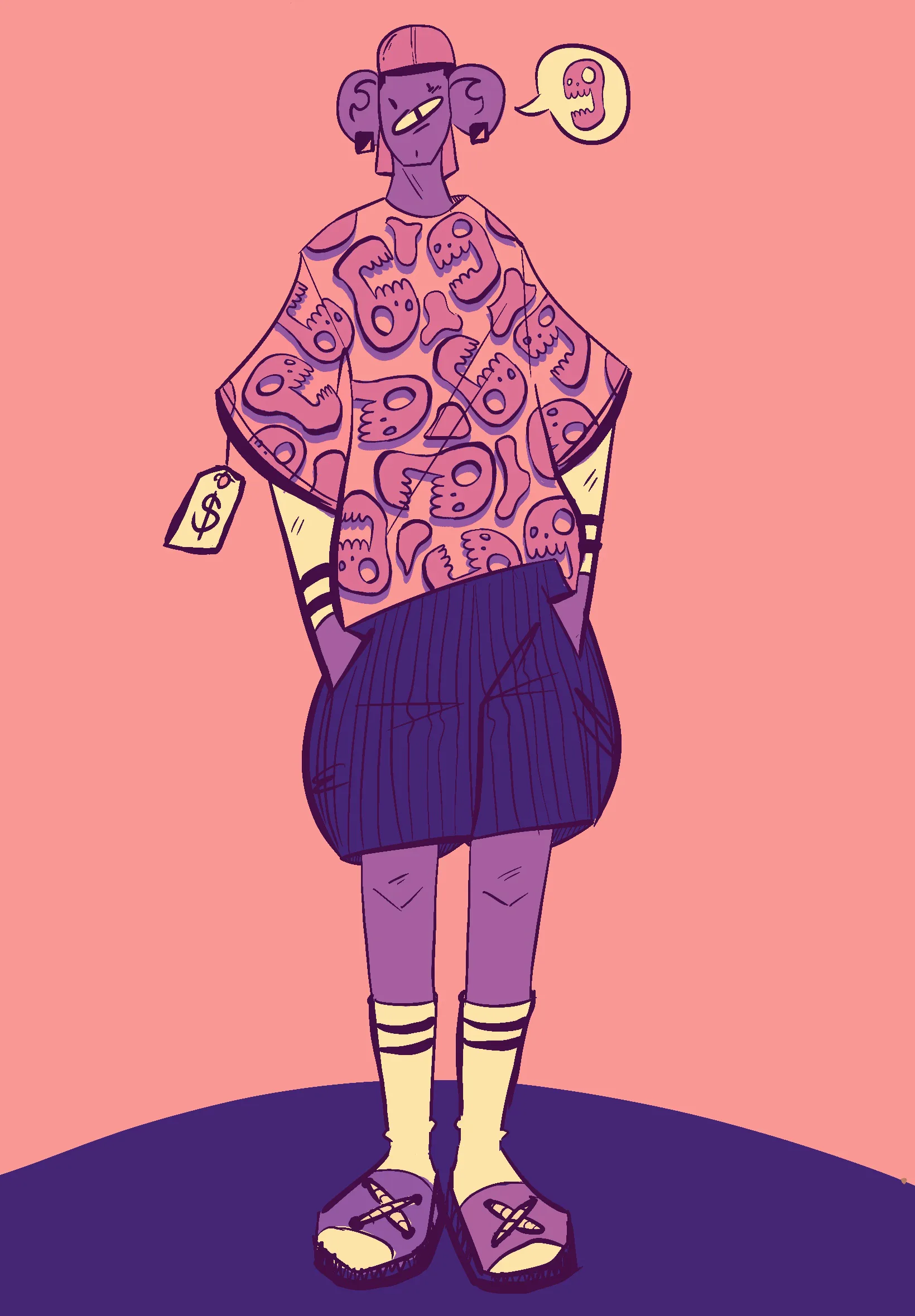 Illustration: fashion look 1