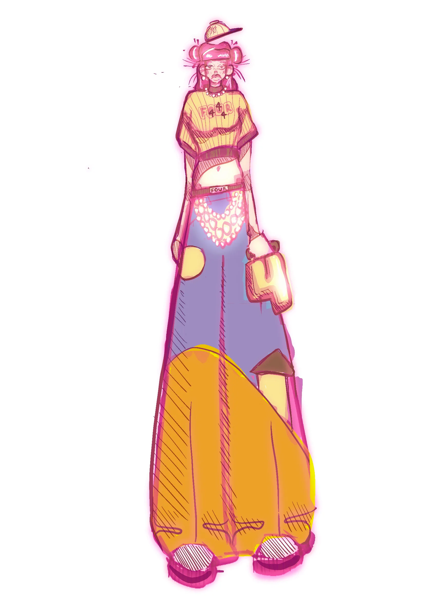Illustration: fashion look 2