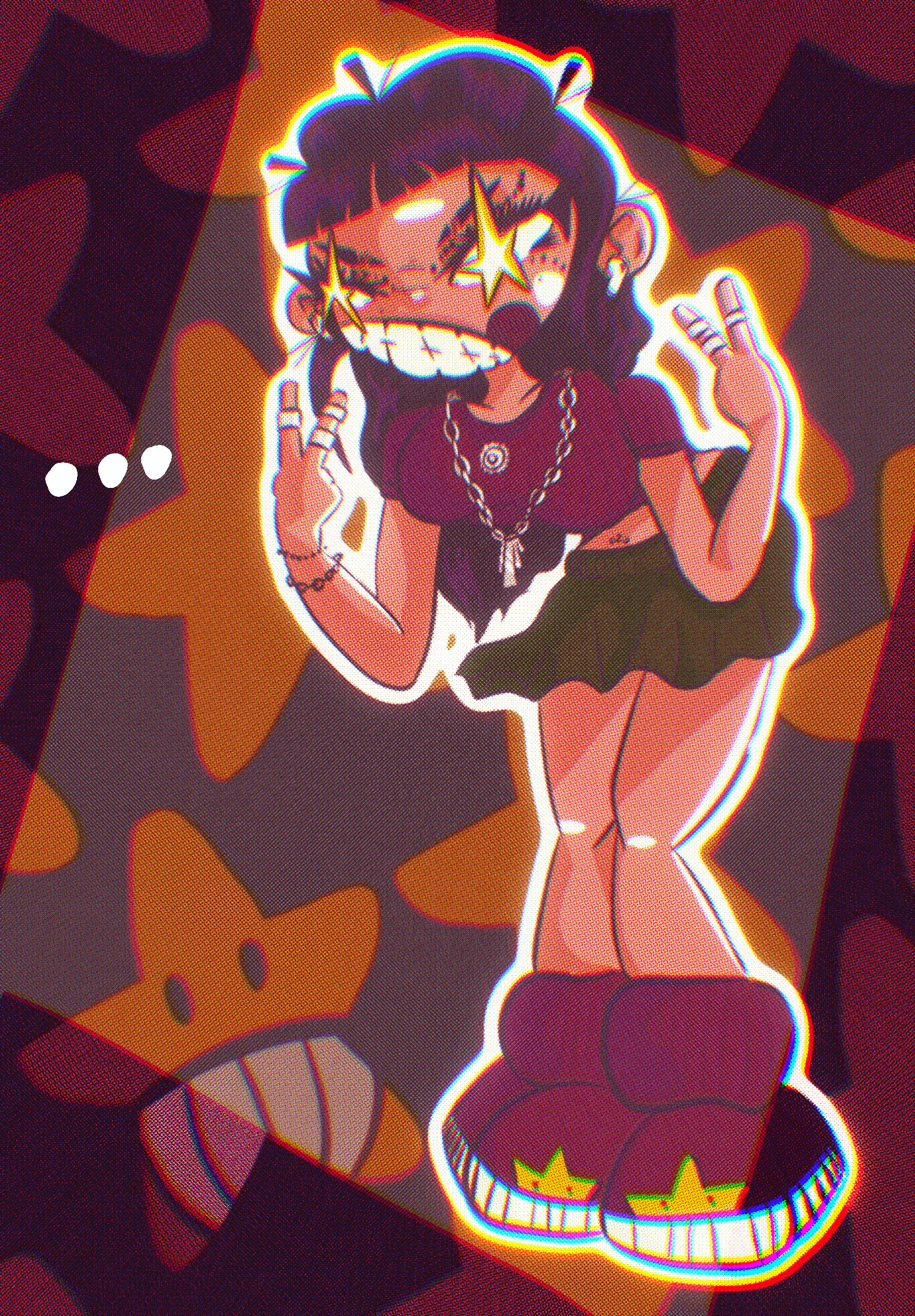 Illustration: star girl
